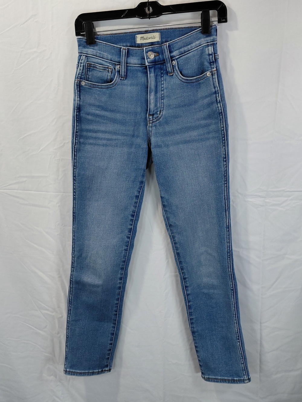 Madewell High-Rise Skinny Jeans in Light Blue